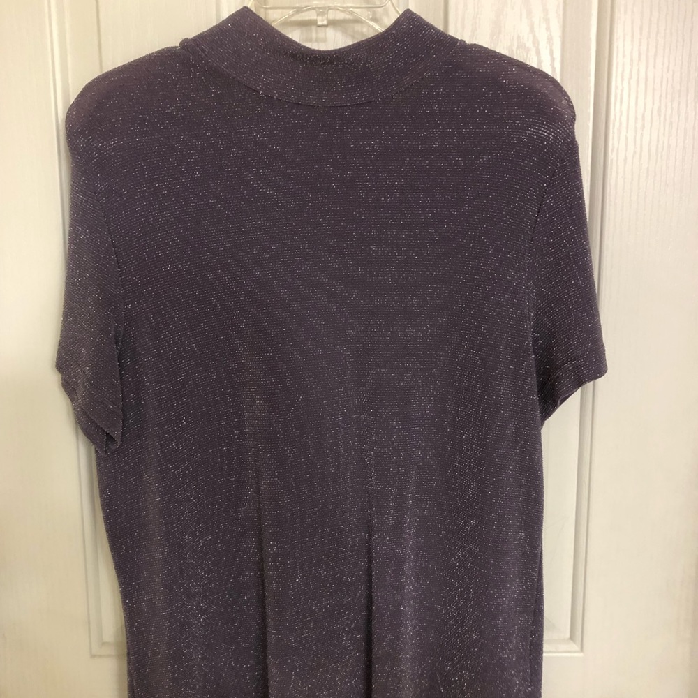 Shimmery Lavender Blouse